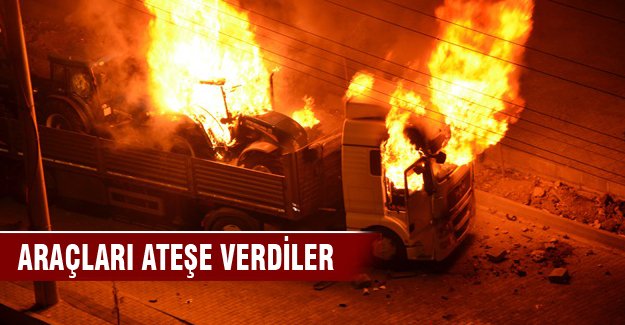 Diyarbakır ve Şırnak'ta araçlar ateşe verildi