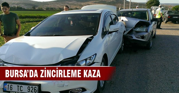 Bursa'da zincirleme kaza!
