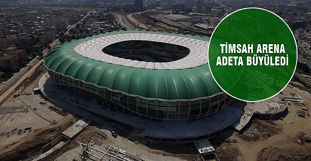 Timsah Arena adeta büyüledi