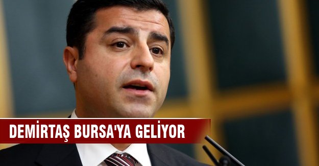 Selahattin Demirtaş cenaze töreni için Bursa'ya geliyor