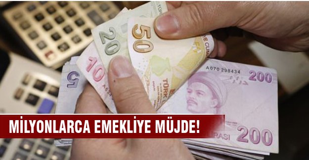 Milyonlarca emekliye 'fark' müjdesi