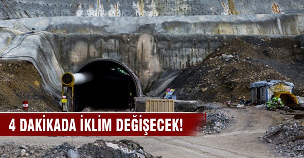Bu tünelle 4 dakikada "iklim" değişecek