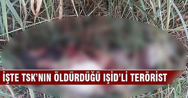 IŞİD'linin ceset fotoğrafı yayınlandı