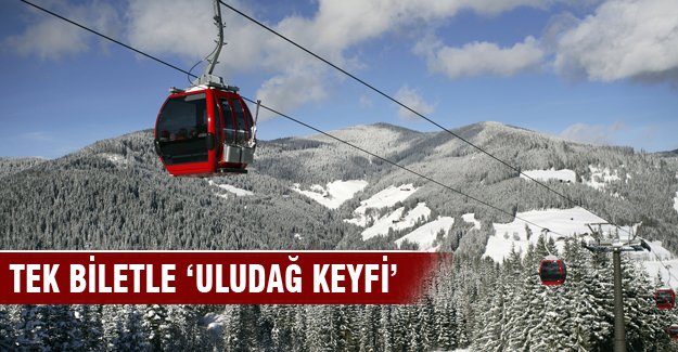 Bursa'da tek biletle 'Uludağ keyfi'