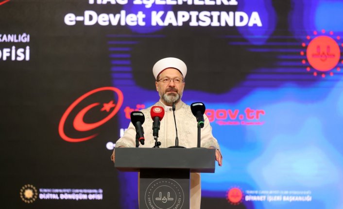 Diyanet İşleri Başkanı Erbaş duyurdu! Hac işlemleri artık e-Devlet üzerinden yapılabilecek