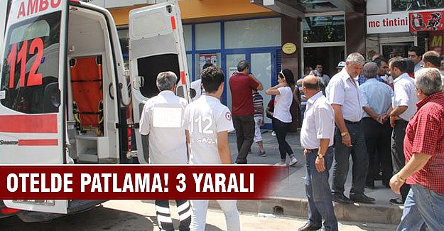 Elazığ'da otelde patlama