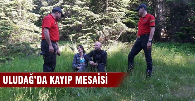 Bursa Uludağ'da kayıp mesaisi