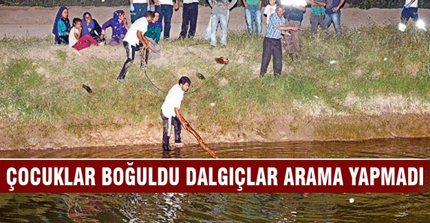 Çocukların boğulmasına valilik sessiz kaldı!