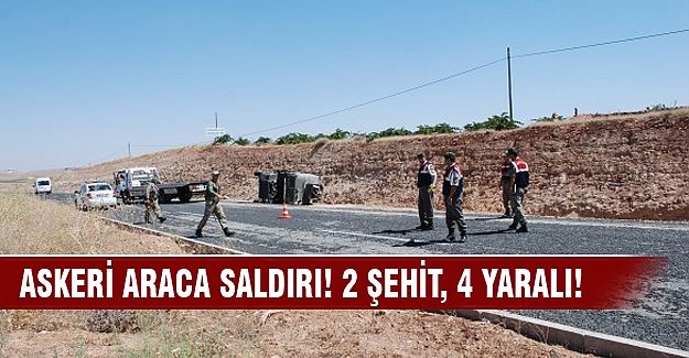 Diyarbakır'da askeri araca saldırı: 2 şehit, 4 yaralı