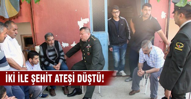 Şehitlerin baba ocaklarında yas var