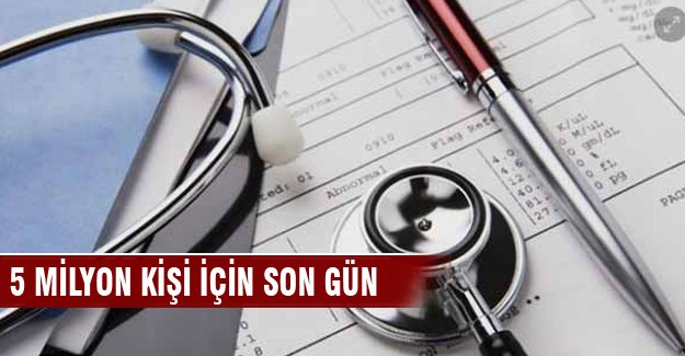 Gelir testi yaptırmayan 5 milyon kişi için son gün 30 Eylül