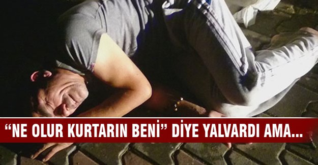 Bursa'da alkol komasına giren genç polislere yalvardı