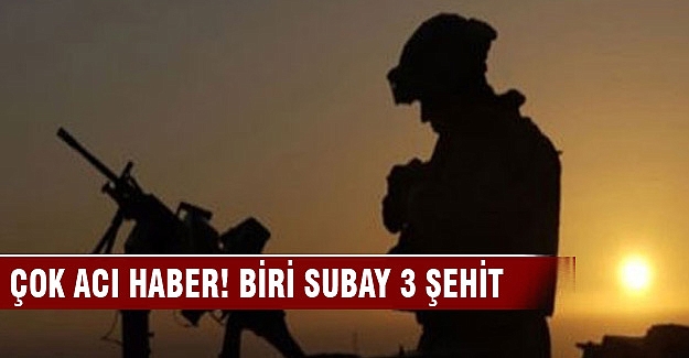 Şırnak'tan çok acı haber 3 şehit daha verdik