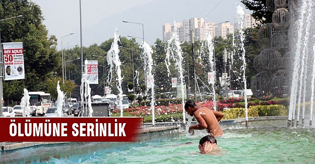 Bursa'da ölümüne serinlik!