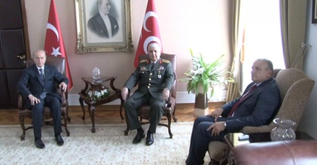 Genelkurmay Başkanından Bahçeli’ye veda ziyareti