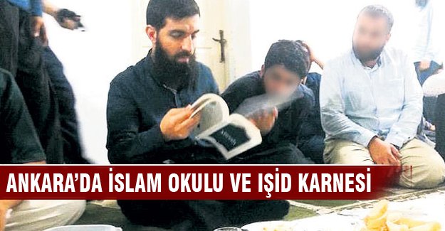Ankara'da islam okulu ve IŞİD karnesi