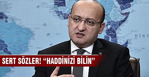 Yalçın Akdoğan"Bu nasıl bir kahpeliktir"