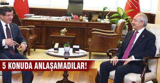 AKP-CHP koalisyon görüşmelerindeki 5 düğüm noktası