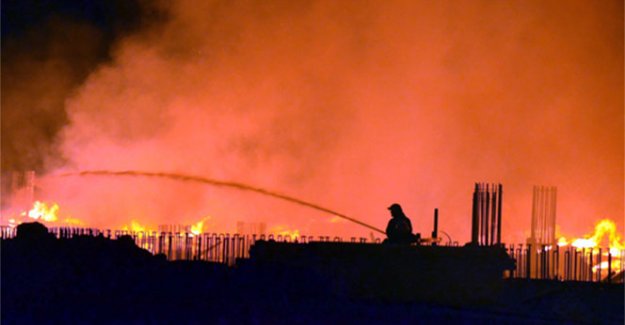 Fabrikada korktan yangın!