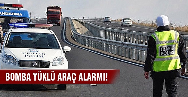 İstanbul'da bomba yüklü araç alarmı!