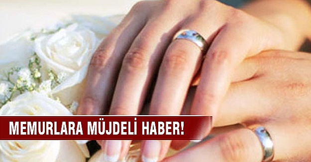 Memura evlilik yardımı masada