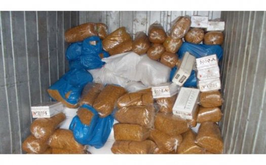 Bursa'da yapılan operasyonda 4 ton tütün ele geçirildi