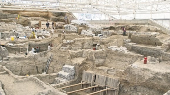 Çatalhöyük’teki kazılarda tek bir savaş izine rastlanmadı