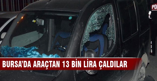 Bursa'da araç hırsızları yine iş başında