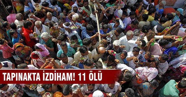 Tapınakta izdiham çıktı: 11 ölü