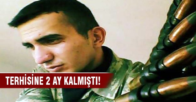 Terhisine 2 ay kala şehit düştü