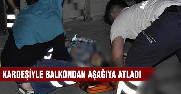 Balkondan kendini attı