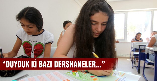 MEB’den 'dershane' uyarısı