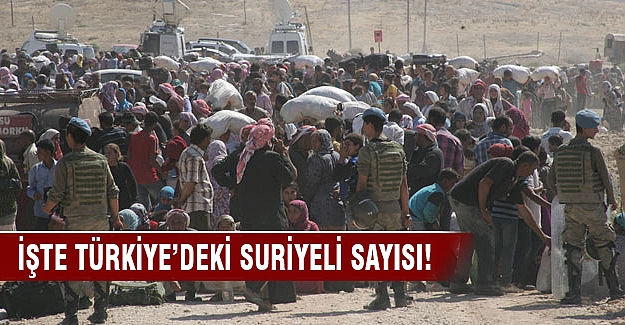 İşte Türkiye’deki Suriyeli sayısı