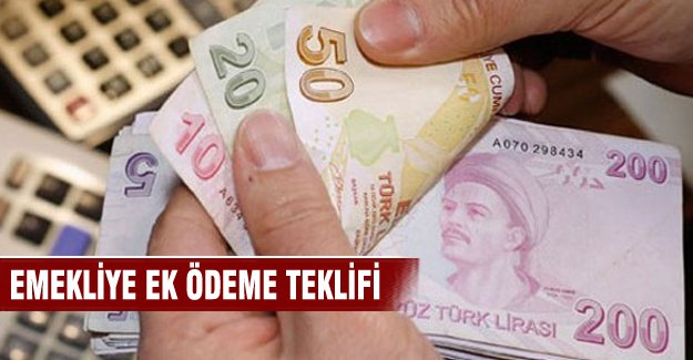 Emekliye 789 lira ek ödeme