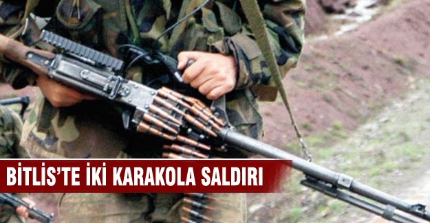 Bitlis'te iki karakola saldırı