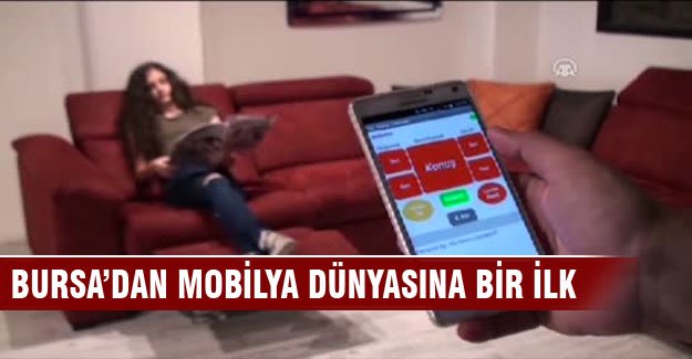 Bursa'da sesle açıp kapanabilen koltuk