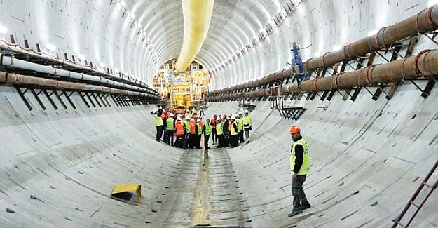 Avrasya Tüneli'nde ışığa 75 metre