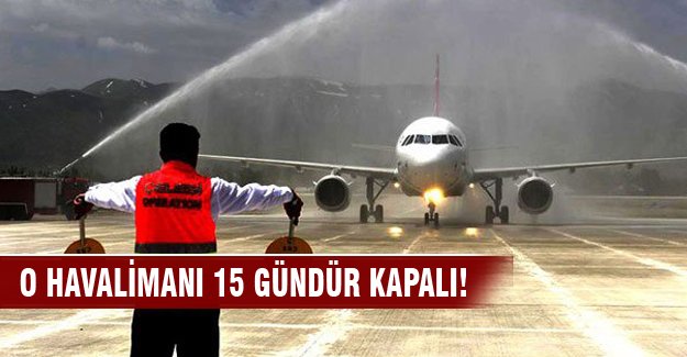 Selahaddin Eyyubi Havalimanı'nda 15 gündür hizmet verilemiyor