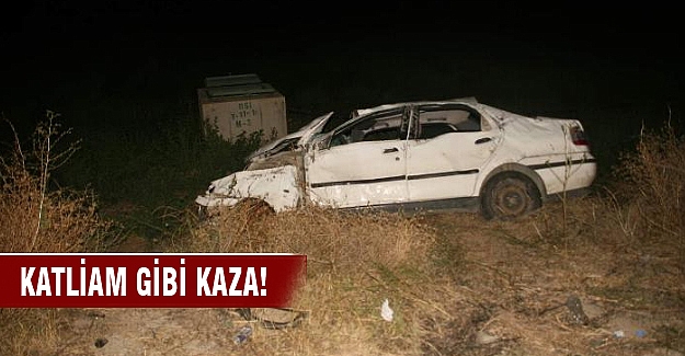 Katliam gibi kaza: 4 ölü, 2 yaralı