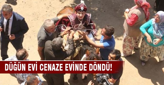 Düğün evi cenaze evine döndü