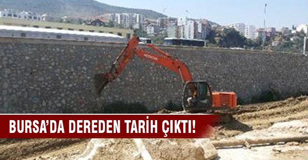 Bursa'da dereden lahit çıktı!