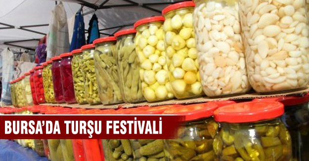 Bursa'da Gedelek Turşu Festivali