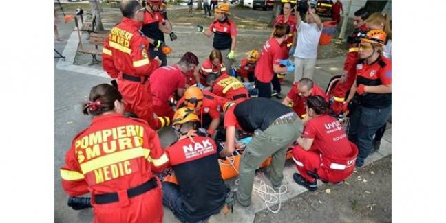 Deprem tatbikatına Bursa damgası