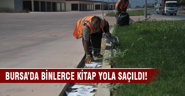 Bursa'da binlerce kitap yola saçıldı!