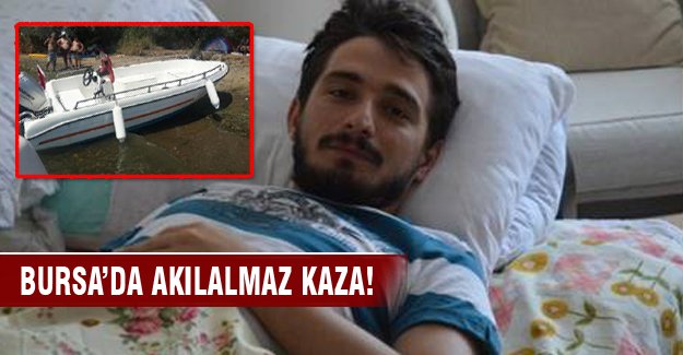 Üzerinden tekne geçti!