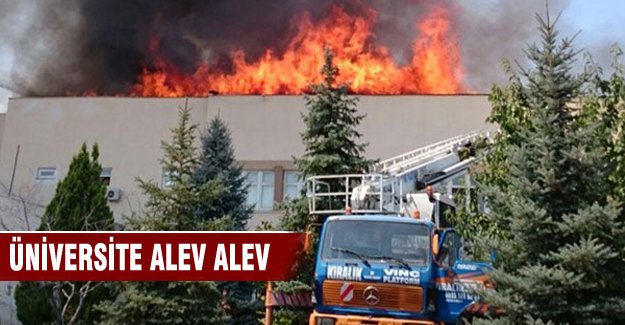 Selçuk Üniversitesi alev alev!