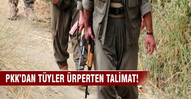 Kandil'den patlayıcı talimatı