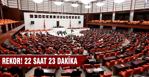 Rekor! 23 saatlik vekiller