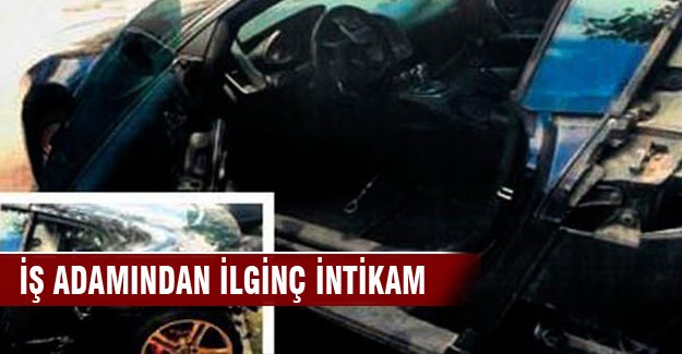 Eski sevgilisine aldığı aracı parçalattı