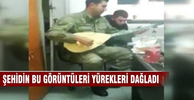 Şehit Astsubay üstçavuş Kenan Ceylan'ın bu görüntüleri ağlattı